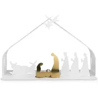 Alessi Kerstdecoratie Bark Crib White