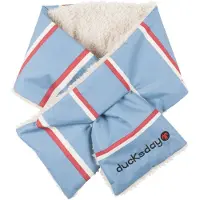 Ducksday - Sjaal - Kinderen - Volwassenen - Blauw -Rood - Benjamin - Large - Fleece gevoerd - promo