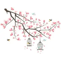 Walplus Home Decoratie Sticker - Kersen Bloesem Boom