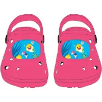 Pinkfong tuinklompen Baby Shark junior EVA roze
