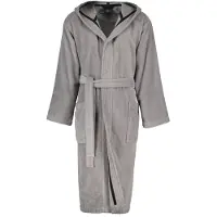 Cawö Badjas Home 833 Capuchon Men Stone-XXL