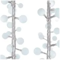 Emos D5AC01, Slinger, Polyvinyl chloride (PVC), Wit, Koel wit, 4 m, Wit