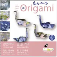 Fridolin Art Origami Claude Monet 15 X 15 Cm 20 Stuks Multicolor