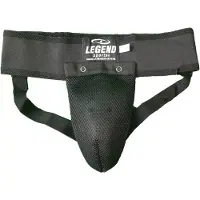 Legend Sports Kruisbeschermer/Tok heren - Kids/Volwassenen Zwart Mesh