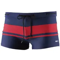 Beco zwembroek heren polyamide/elastaan marine/rood