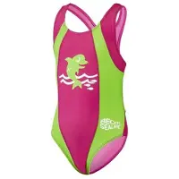 Beco badpak Sealife SPF 50+ polyamide roze/groen