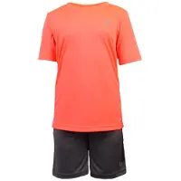 Donnay sportset Cham oranje/antraciet Jongens/Meisjes Polyester Ronde hals - maat 140