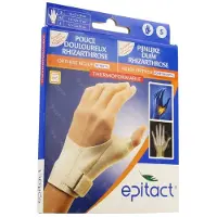 Epitact Rhizarthrose Pijnlijk Duim - Rigide Orthese voor de Nacht Links Small 1 St Verband(en)