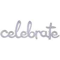 Amscan ballon celebrate 149 cm folie zilver