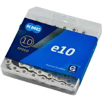 Kmc e10 e-bike-ketting, 122 schakels, zilver