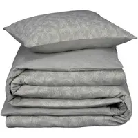 De Witte Lietaer Dekbedovertrek Alvaro Natural Grey Flanel-240 x 200 / 220 cm | Lits-Jumeaux