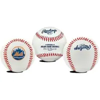Rawlings MLB Original Team Logo Honkbal - NY Mets - 9 inch