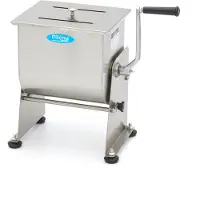 Maxima Vleesmenger 10 L - 7,5 Kg Vlees - Kantelbare Kom - Handmatig