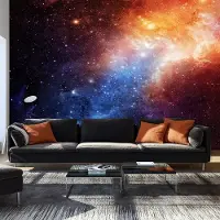 Karo-art 98cm X 70cm - Zelfklevend fotobehang - Nevel, 8 maten, premium print