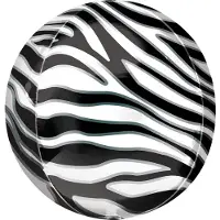 Amscan Folieballon Orb Zebra - 38 centimeter