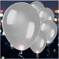 Delights Direct Ballonnen LED Zilver - 5 stuks