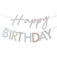 My Dream Day Letterslinger Happy Birthday Pastel Eco - 1.5 meter