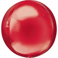 Amscan Folieballon Orbz rood (40cm) (rood)