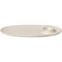 Ferm Living Ontbijtbord Flow Off-White Speckle 23,5 cm