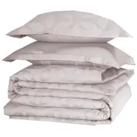 De Witte Lietaer Dekbedovertrek Motion Cloud Gray Satijn-200 x 200 / 220 cm | 2-Persoons
