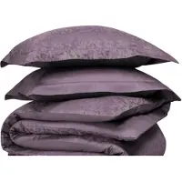 De Witte Lietaer Dekbedovertrek De Witte Lietaer Azalea Black Plum Satijn