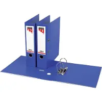Quantore 10 x Ordner - A4 - 80mm breed - PP kunststof - blauw