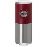 AdHoc peper of zoutmolen Pepnetic magnetisch 11 cm RVS rood