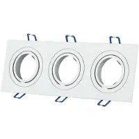 V-TAC VT-784SQ-WH LED-spots - Inbouwarmatuur - GU10 - IP20 - Wit - Modelnr: - VT-784SQ-WH