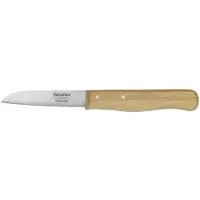 Metaltex keukenmes Solingen 20 cm staal/hout naturel/zilver