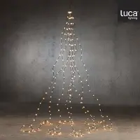 Luca Lighting Kerstboomverlichting met 672 LED Lampjes - L210 cm - Warm Wit