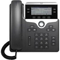 Cisco IP-telefoon van derden, model CP-7821-3PCC-K9: - Ondersteunt SIP, SRTP, en heeft 2 toetsen voor lijnen. - Ondersteunde platforms: Asterisk, Broadsoft, Centile, Metaswitch