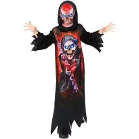 Amscan verkleedpak Gaming Reaper junior polyester zwart/rood