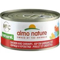 Almo Nature - Kip en Garnalen - Kattenvoer - 24 x 70 g