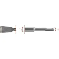 Rotec SDS+ Patentvoegbeitel kortmodel 4mm dikte 32x110 - 2160005