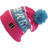 Poederbaas Muts Poederbaas Kobaltblauw Roze Wit