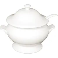 Olympia Witte Porselein Soep pot 2,5 liter