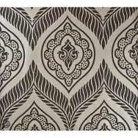 Dutch Wallcoverings Schuimvinyl Damast Persian - Bruin