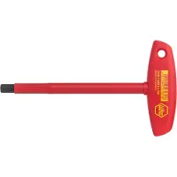 Wiha 334N050150 Stiftsleutel met dwarsgreep electric zeskant 5.0 mm x 182 mm - 27929