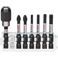 Bosch Schroefbit Impact Control 50 mm PH2 / PZ2 / T15 / T20 / T25 / T30 7x - 2608522327