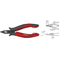 Wiha 26813 26813 Elektronica en fijnmechanica Zijkniptang Zonder facet 128 mm