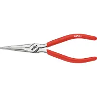 Wiha 10349 Platte rondbektang Elektronica en fijnmechanica Recht Gereedschapsstaal 160 mm