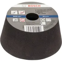 Bosch Schuurkom, conisch - metaal/gietijzer 90 mm, 110 mm, 55 mm, 60 1st - 1608600234