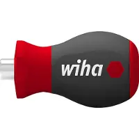 Wiha 28101 Schroevendraaier met bithouder magnetisch Stubby, 1/4" 57 mm - 29463