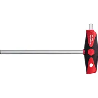 Wiha Stiftsleutel met dwarsgreep ComfortGrip zeskant MagicRing met zijpunt, mat verchroomd (26139) 8 x 200 mm