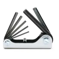 Beta 7-delige set haakse inbussleutels gebruneerd (art. 96N) 96N/G7A - 000960643