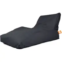 Whoober loungestoel zitzak "Bali XL" outdoor antraciet - Wasbaar - Geschikt voor buiten
