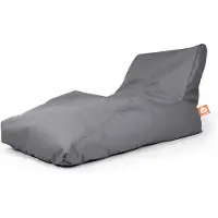 Whoober loungestoel zitzak "Bali XL" outdoor grijs - Wasbaar - Geschikt voor buiten