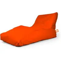 Whoober loungestoel zitzak "Bali XL" outdoor donker oranje - Wasbaar - Geschikt voor buiten