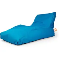 Whoober loungestoel zitzak "Bali XL" outdoor turquoise - Wasbaar - Geschikt voor buiten