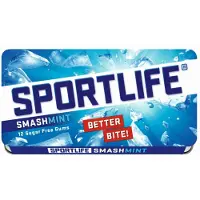 Sportlife smashmint kauwgom doos - 48 pakjes - 48x18g